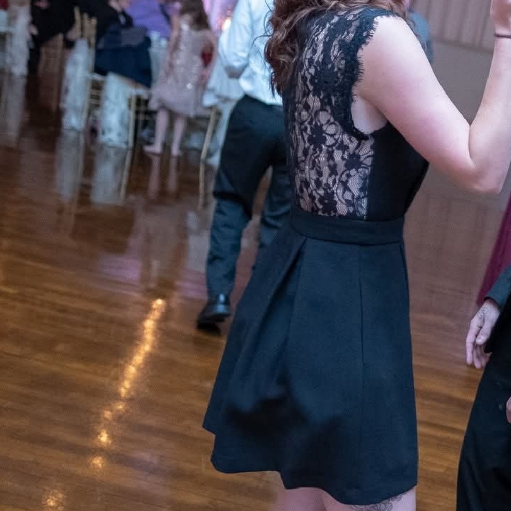 BCBGeneration Black Lace Dress